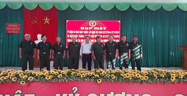 Hội Cựu chiến binh xã Tân An tổ chức họp mặt kỷ niệm 35 năm ngày thành lập Hội Cựu Chiến binh VIệt Nam
